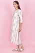Chanderi Silk Kurta Pant And Dupatta Set In Block Print